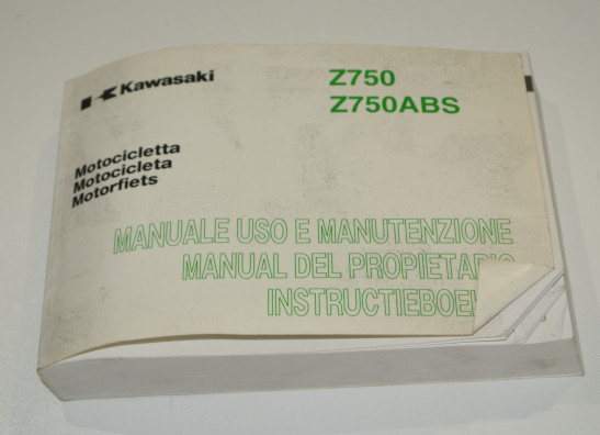 Fahrerhandbuch Kawasaki Z 750