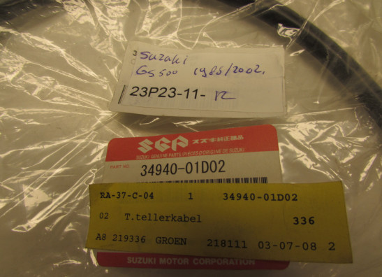 Toeren teller kabel Suzuki GS 500 E