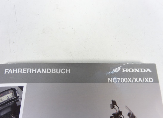 Instructieboekje Honda NC 700 X