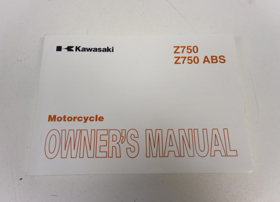Instructieboekje Kawasaki Z 750