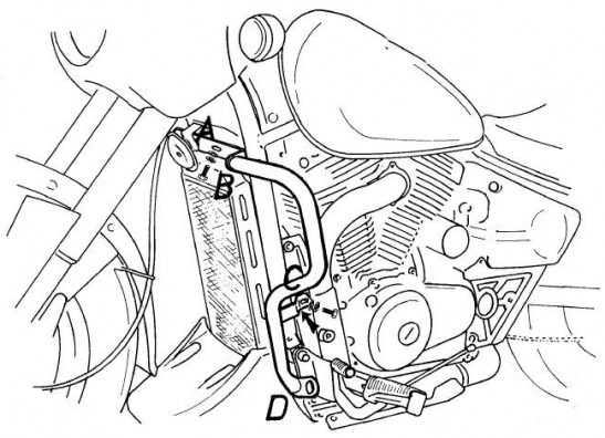 Engine Guard Suzuki VZ 800 marauder