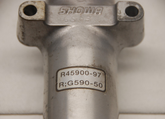 Fork pipe outside Harley Davidson Dyna