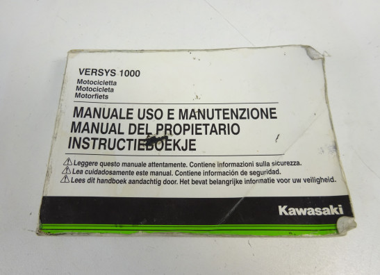 Instructieboekje Kawasaki VERSYS 1000 2015-2018