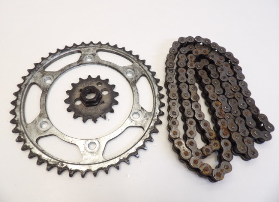 Chain and sprocket kit Kawasaki GPX 750