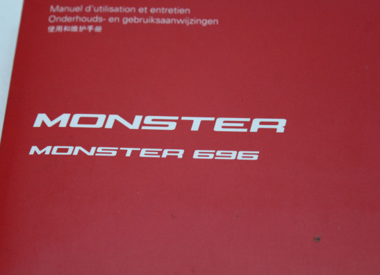 Instructieboekje Ducati monster 696