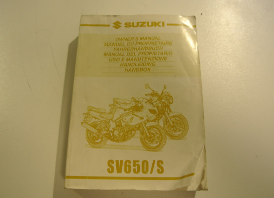 Instructieboekje Suzuki SV 650 1998-2002