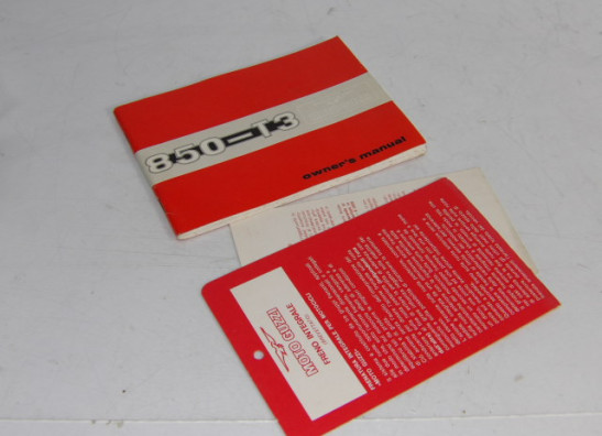 Instructieboekje Moto Guzzi 850 T3 T4