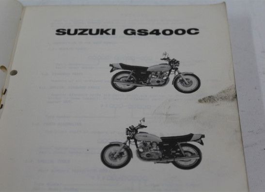 Teilebuch Suzuki GS 400