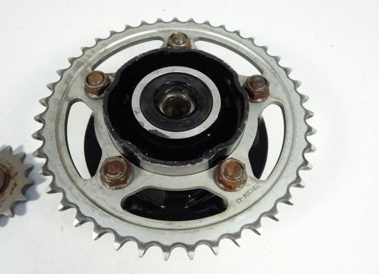 Chain and sprocket kit Honda CBF 600