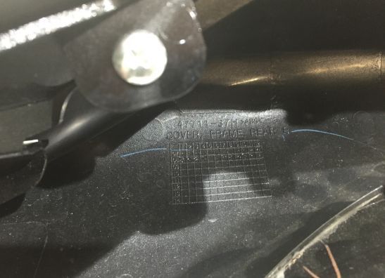 Heck links Suzuki GSX R 750