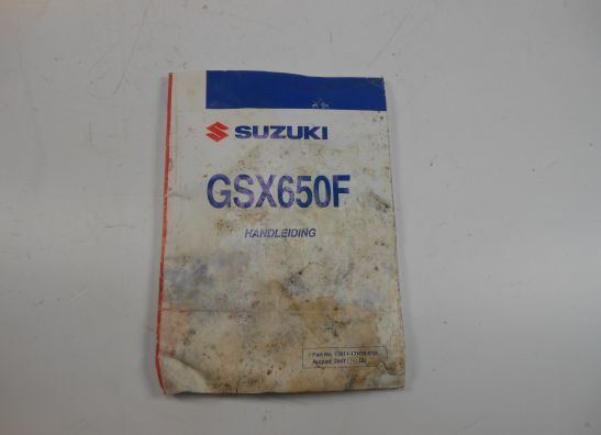 Instructieboekje Suzuki GSX F 650