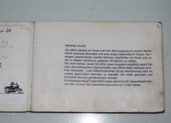 Instructieboekje Moto Guzzi V35 V50 V65