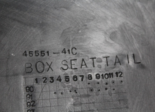 Soziusabdeckung Suzuki GSX R 1100