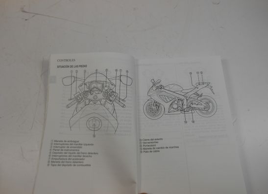 Manuel Suzuki GSX R 600