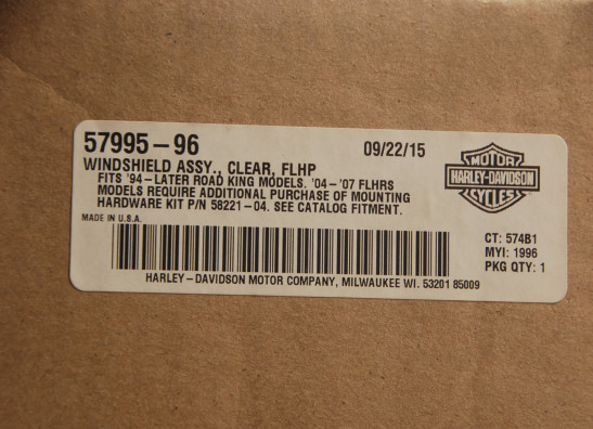 Windscherm Harley Davidson Touring FL