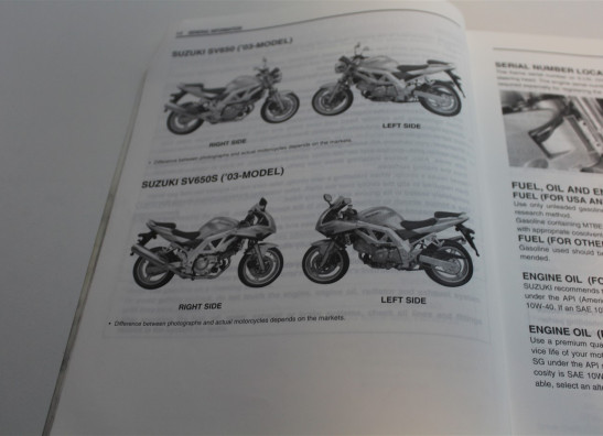 Bedienungsanleitung Suzuki SV 650