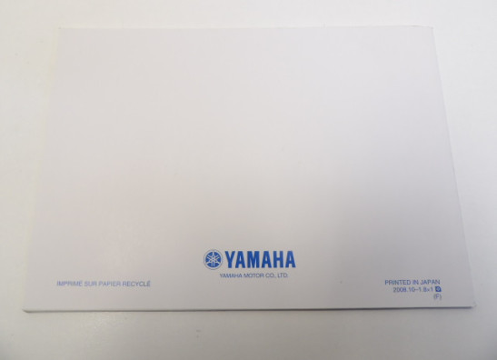 Instructieboekje Yamaha XVS 950 A Midnight Star