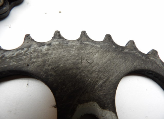 Ketting en tandwielset Kawasaki Z 550 GT