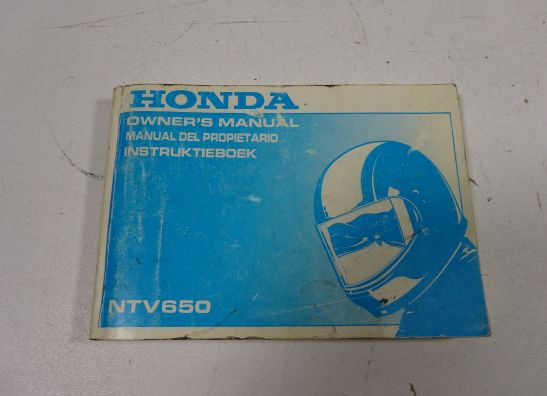 Fahrerhandbuch Honda NTV 650