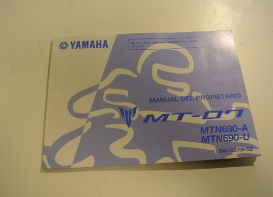 Instructieboekje Yamaha MT 07