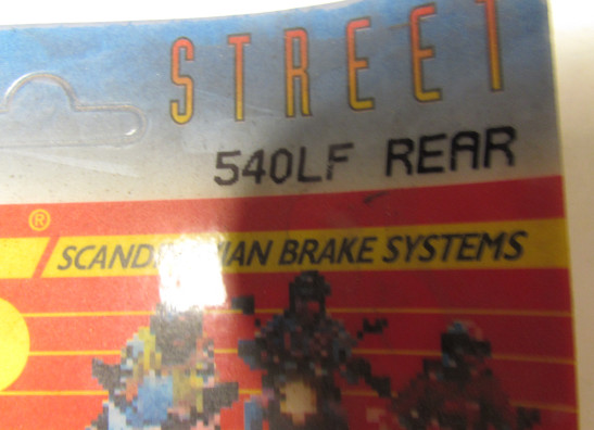 Remblokken achter Kawasaki Z 750