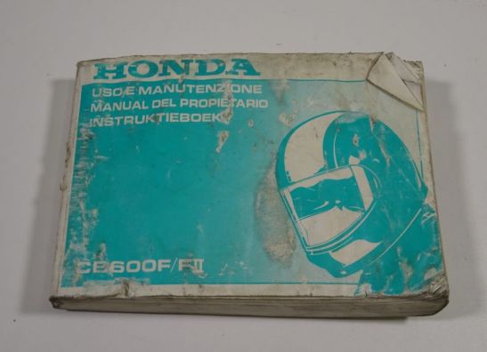 Instructieboekje Honda CB 600 F