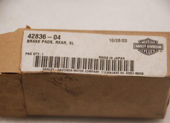 Remblokken achter Harley Davidson Sportster