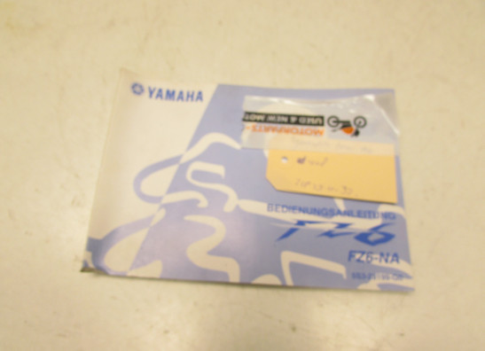 Instructieboekje Yamaha FAZER 600