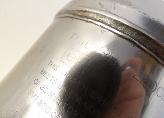 Auspuff Triumph TT 600