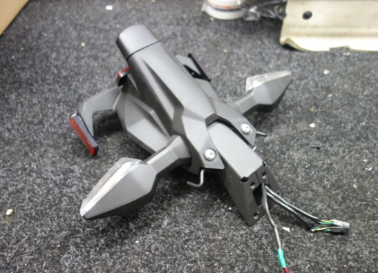 License plate holder Kawasaki Ninja 400