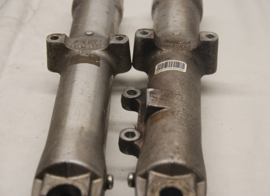 Fork pipe outside Harley Davidson Softtail