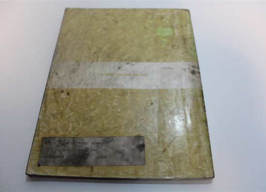 Instruction manual Suzuki LS 650