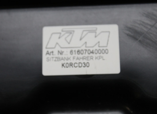 Zadel KTM 1290 Super duke