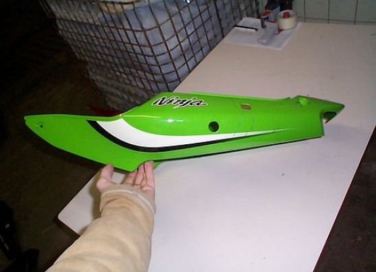 Achterkuipdeel Kawasaki ZX 6 R