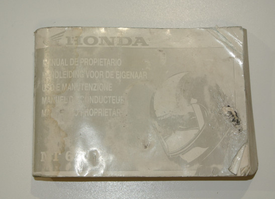 Instructieboekje Honda NT 650 GT Hawk