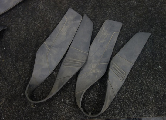 Duo footrest set Suzuki Burgman 400