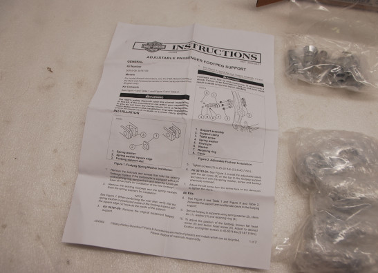 Duo voetsteun set Harley Davidson Custom universal other