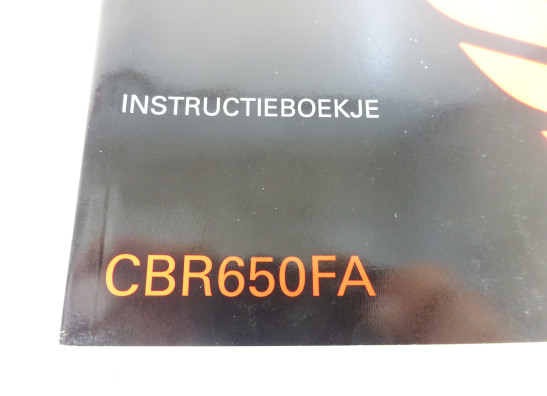 Instructieboekje Honda CBR 650 F