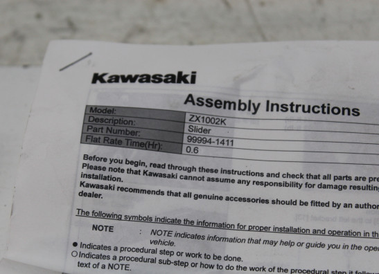 Valblokken Kawasaki Z 1000 Sx