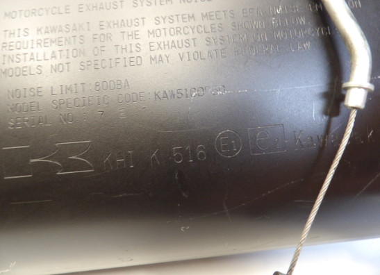 Muffler Kawasaki Z 750