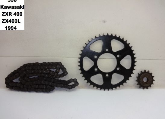 Ketting en tandwielset Kawasaki ZXR 400