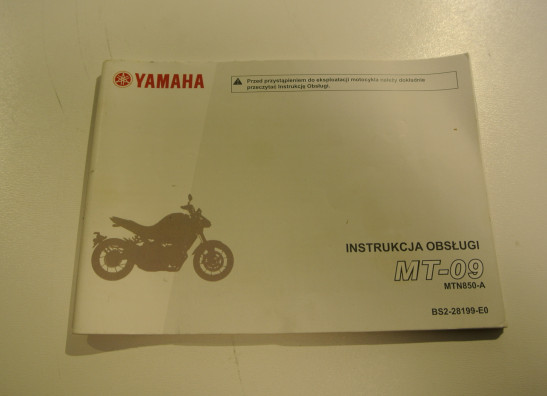 Instructieboekje Yamaha MT 09