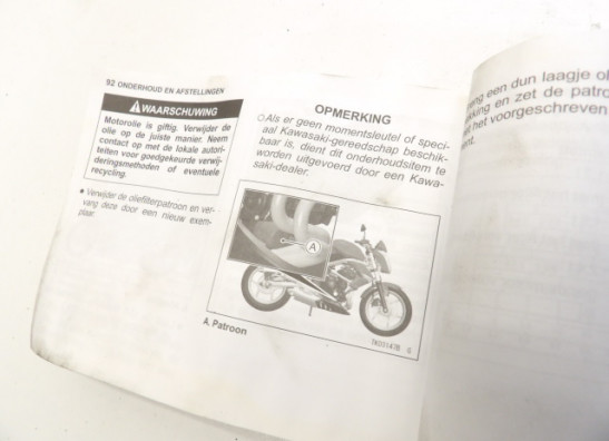 Fahrerhandbuch Kawasaki ER 6
