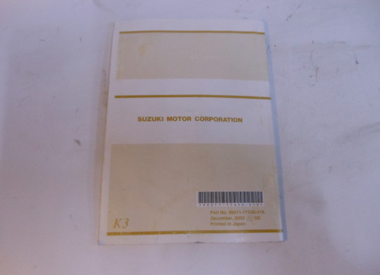 Fahrerhandbuch Suzuki SV 650