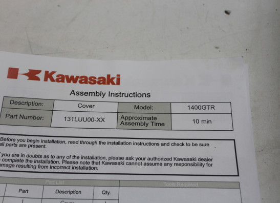 Top Box Kawasaki GTR 1400