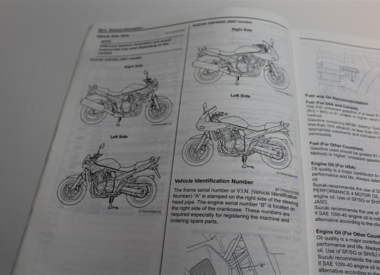 Werkplaatshandboek Suzuki GSF 650 Bandit
