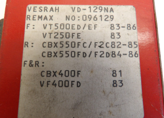 Bremsbeläge Honda VF 400 F