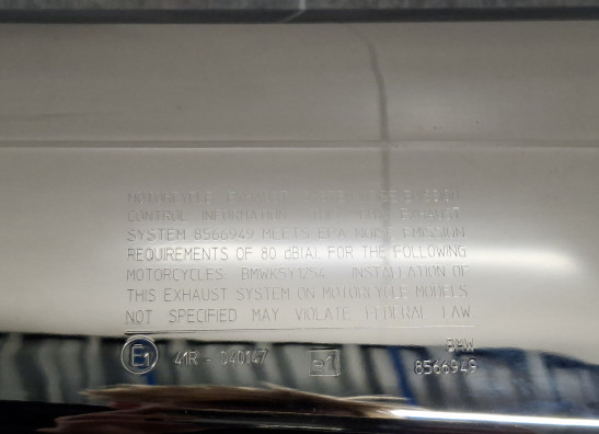Uitlaat BMW R 1250 RT