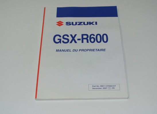 Instructieboekje Suzuki GSX R 600