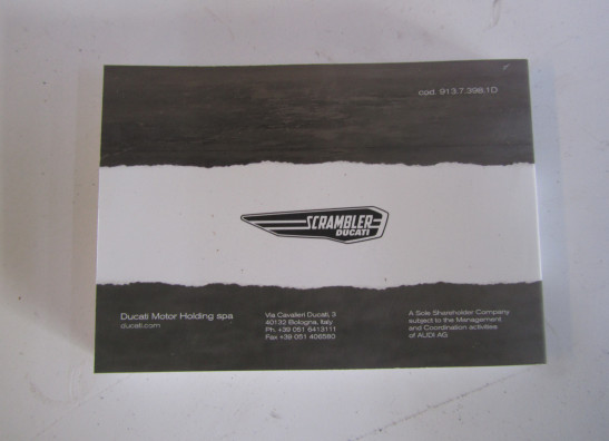 Instructieboekje Ducati Scrambler